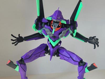 articulated Evangelion Unit-01 prototype