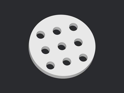 1 Euro Trolley Coin - Low Filament Model