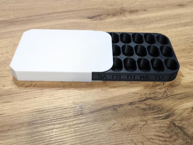 Desk Organizer 21 - small Pill Box EN v1