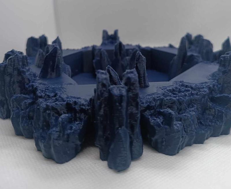 DnD Mountain Fortress Terrain