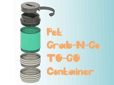 Grab-N-Go - portable pet bowls (modular container)