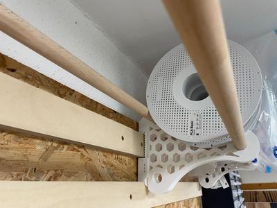 Filament holder french cleat
