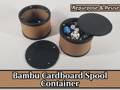 Bambu Cardboard Spool Core Container / Box / Cup