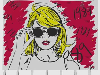 Taylor Swift 1989 Keychain and Key Holder