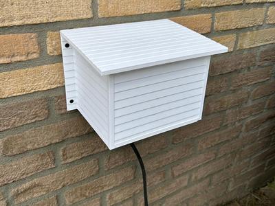 Housing for outdoor power socket - classic design