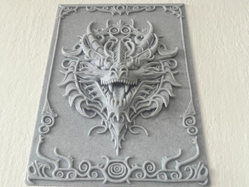 Old Chinese Dragon wall art 