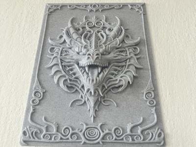 Old Chinese Dragon wall art 