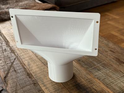 75mm Exhaust Hood for Laser Cutter Basement Window
