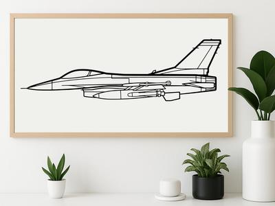 F16 Falcon (Silhouette)