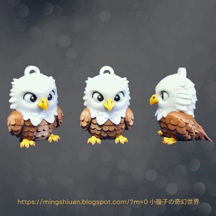Cute Little Eagle Keychain