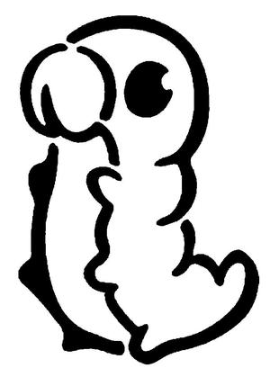 HK Grub stencil