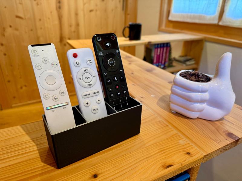 Minimalist remote control holder
