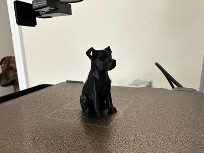 Low Poly Doggy Keychain