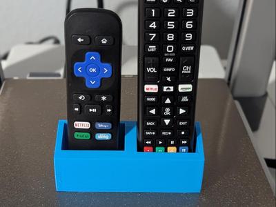 Remote Control Holder for Roku and LG remotes