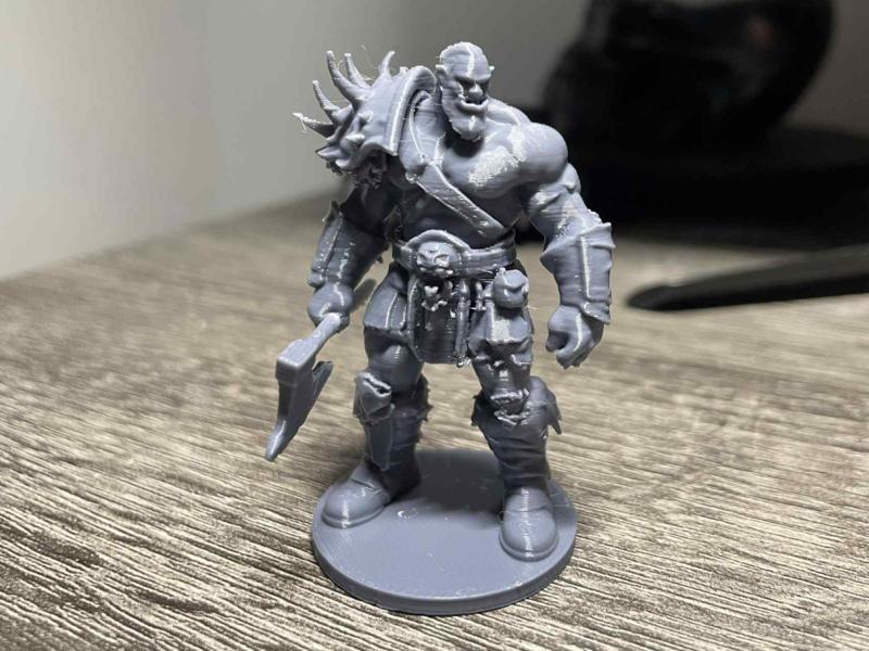 Orc Warlord : Brutal Miniature (Tabletop Battles)