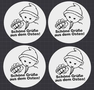Sandmann Osten untersetzer Coaster ddr
