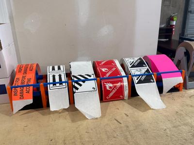 Industrial Sticker Label Reel Dispenser