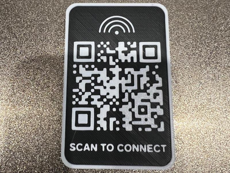 WiFi / WLAN QR Sign Generator V2