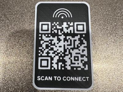 WiFi / WLAN QR Sign Generator V2