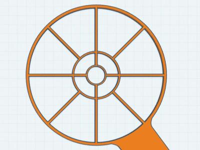 Shot grouping gauge / Przymiar strzelecki sportowy