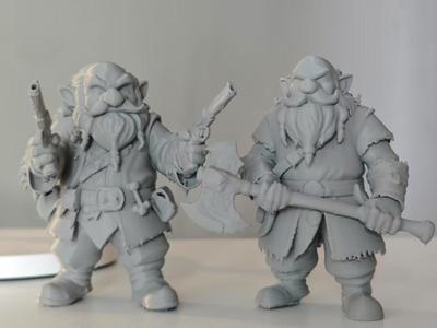 Dual-Gun & Battle-Axe Dwarfs (Lord of the Rings)