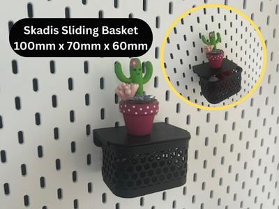 IKEA Skadis SlideBin 100x70x60
