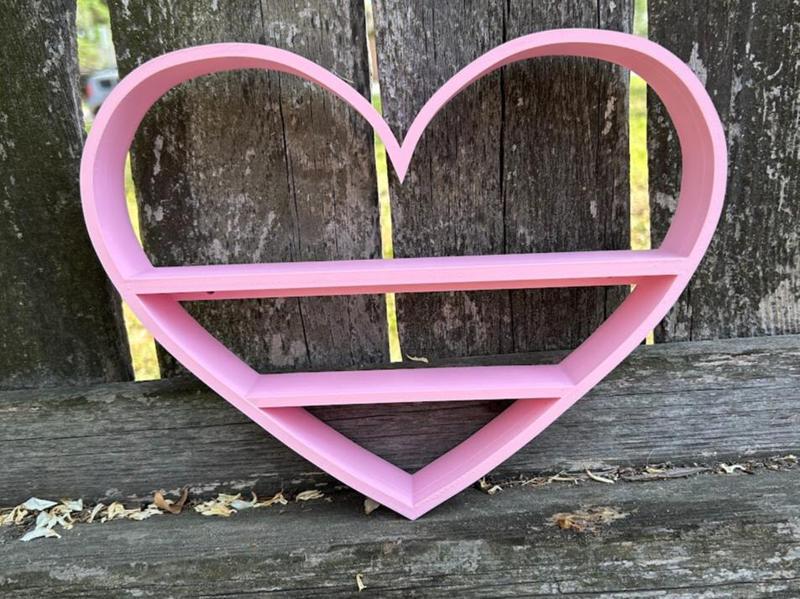 Heart Shelf Display Miniverse Spice Rack Wall