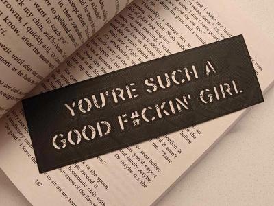 Good girl bookmark