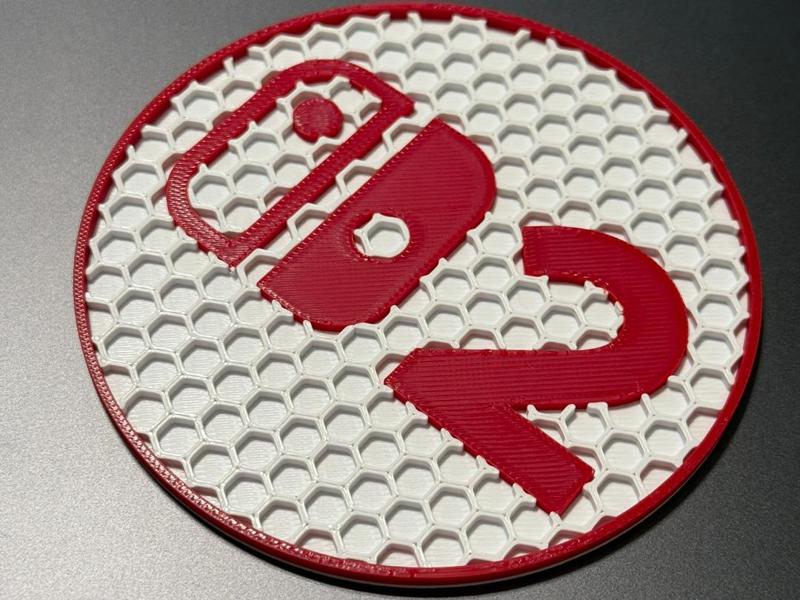 Switch 2 Coaster with Hexagons