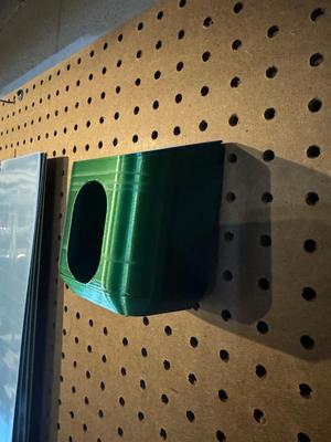 Peg Board Grocery Bag Dispenser