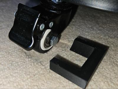 40mm Diameter Caster Wheel Chock