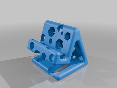 a simple and hex phone holder 