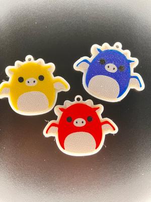 Squishmellow-Dragon Keychain