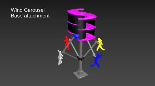 Wind carousel