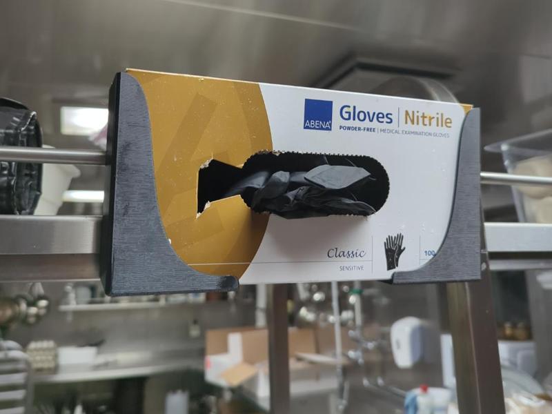 Variable Width Glove Box Holder