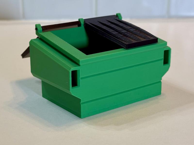 Dumpster - For CyberBrick Garbage Truck
