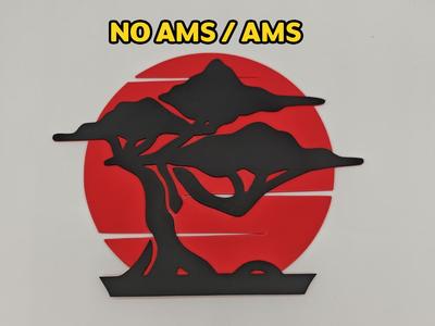 Bonsai Wall Art (2 colors) (NO AMS/AMS)