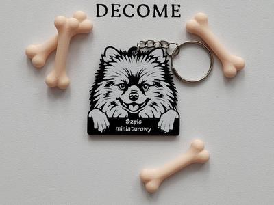 Pomeranian keychain