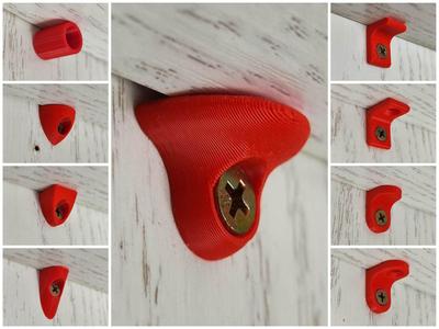 Wardrobe shelf pins shelf brackets movable wooden board bracket fixed pull-out shelf support particle large collection