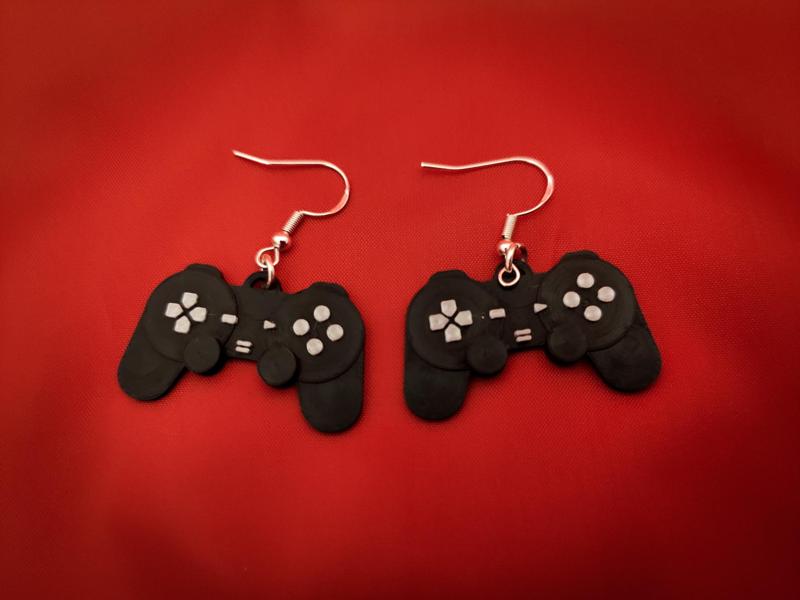 PlayStation Controller Inspired Earrings