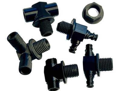 D30 Water barrel 2x connections Gardena and pipe