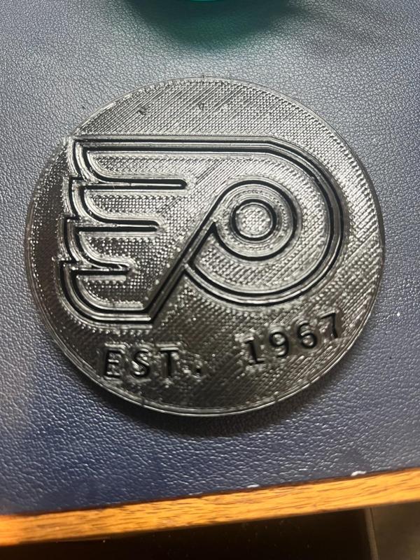 philadelphia flyers coaster for drinks and beers