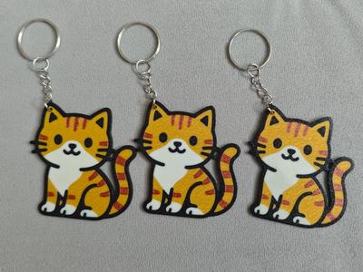 Cute Cat - Keychain