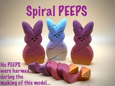Spiral Peeps - Bunny