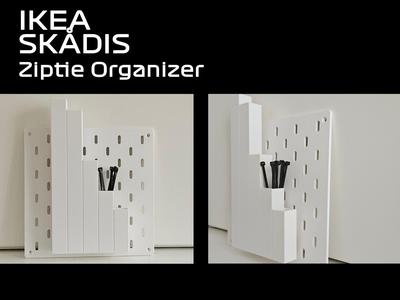 Zip tie organizer SKADIS Ikea Skådis
