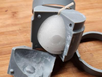 Jack Skellington Candle Mold