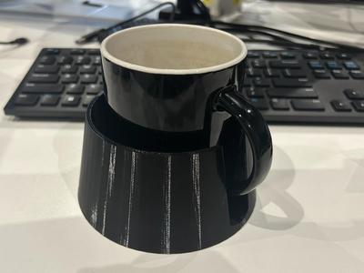 Antispill cup holder
