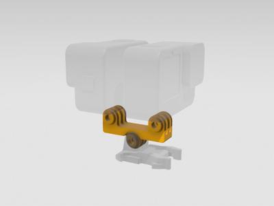 Adaptateur de Fixation Double GoPro