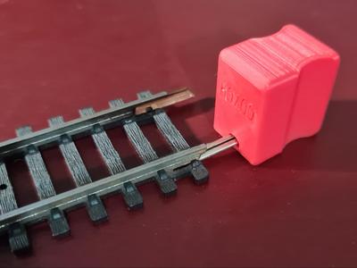 Model Train Rail Joiner Pusher & Wheel Gauge Tool
