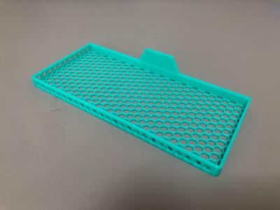 Honeycomb Glasses Case Wall Shelf